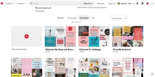 Pinnwände Pinterest Pinnwände