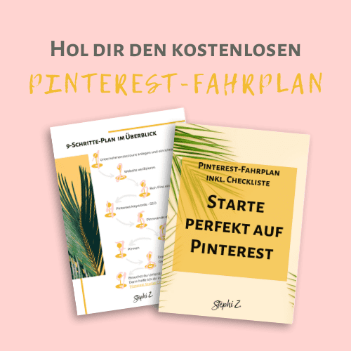Pinterest starten - Farhplan Blog pinterest für anfänger