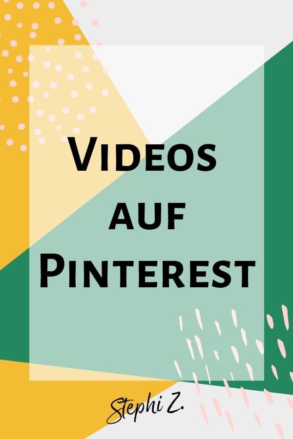 Videos auf Pinterest Pin Videos auf Pinterest