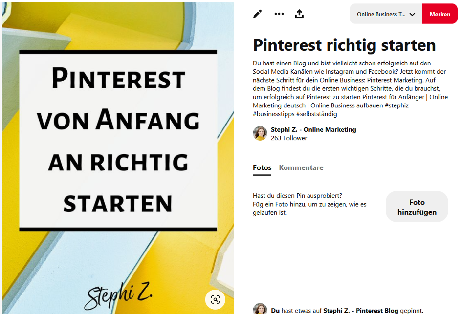 Artikel Pin Produkt Pin