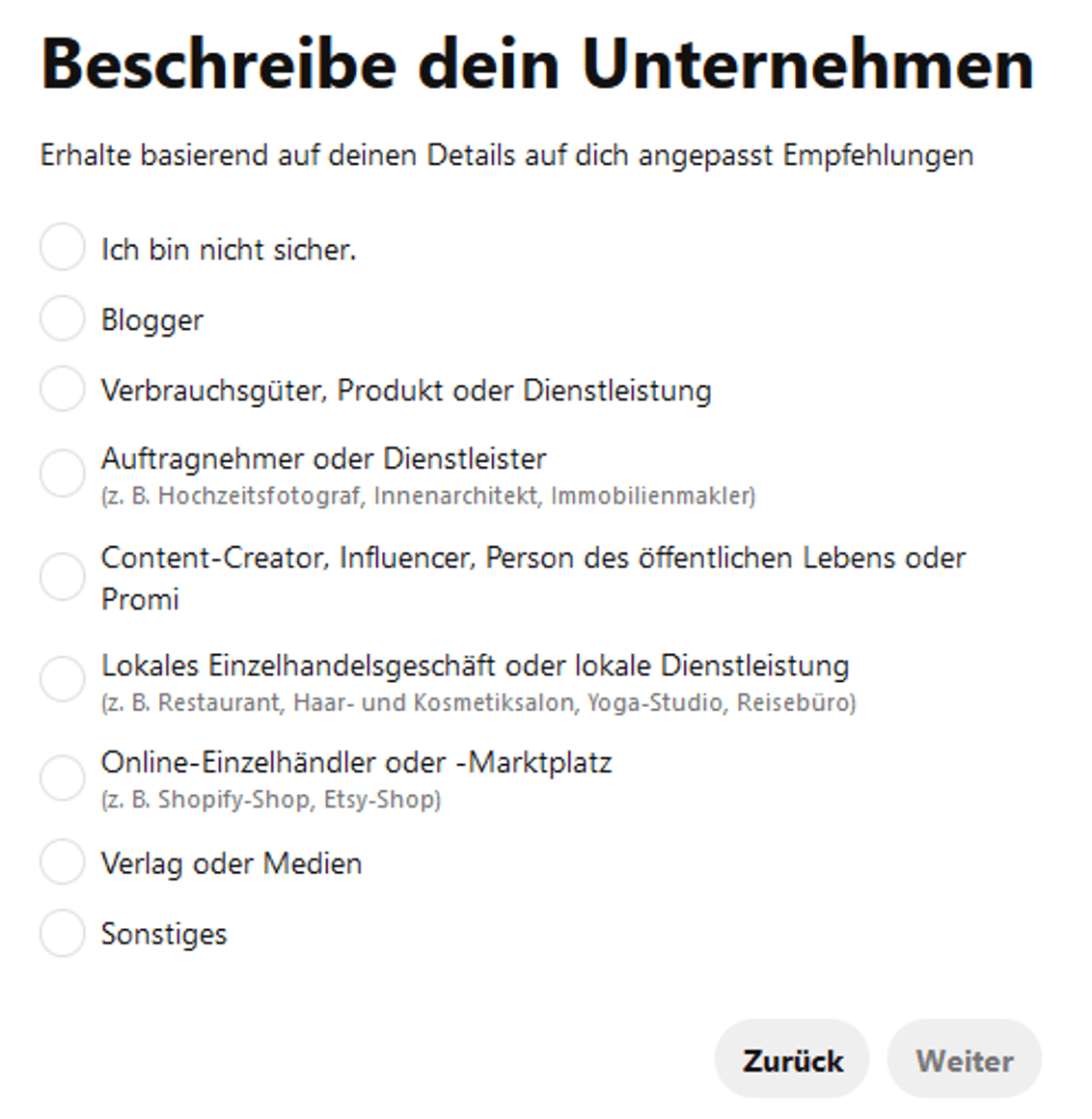 Pinterest Einstellungen Schritt 4 Pinterest Einstellungen Schritt 4