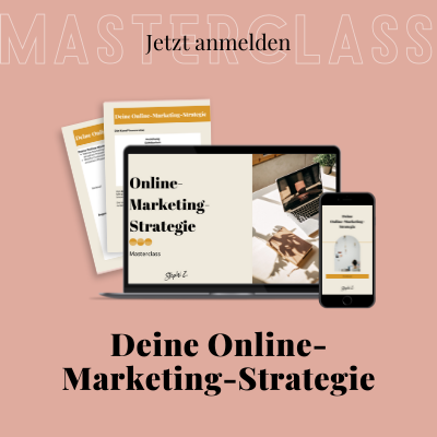 Online-Marketing-Strategie Masterclass Anmeldung